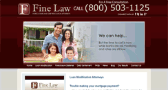 Desktop Screenshot of finelawoffices.com